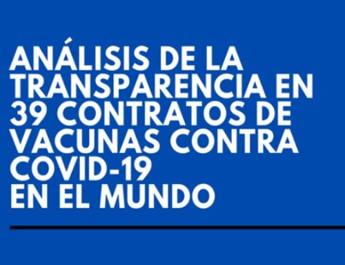 Análisis de transparencia en 39 contratos de vacunas contra COVID-19 en el mundo.