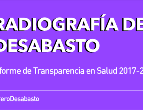 Radiografía del desabasto. Informe de Transparencia en Salud 2017-2021