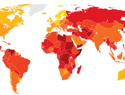 Los países de América Latina con los niveles más altos de percepción de la corrupción, según Transparencia Internacional